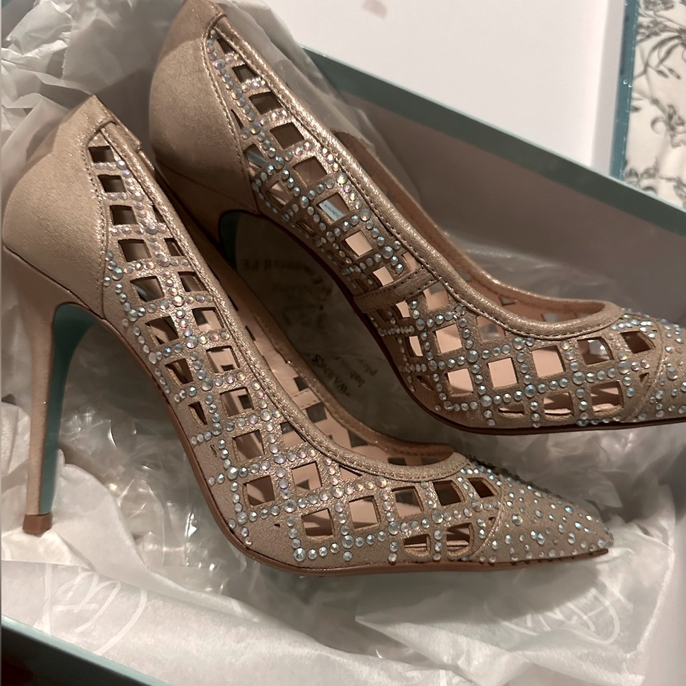 Betsy Johnson Sparkly Heels
